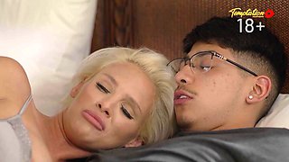 Charli Phoenix Bounces Big Tits in Lingerie for Stepmom Tease