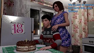 A diminutive trunk inserting out from under the sundress made the futa Cougar highly blessed - animated hermaphroditism on femboy