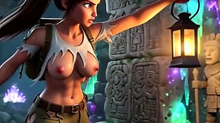 Lara Croft uncovers a mystical Amazon secret - AI Animation