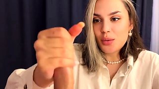 Step mom's milf hj - my first time masturbating off to porn!