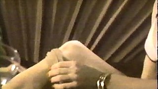 Sexy brunette babe rammed hard in a hardcore vintage porn