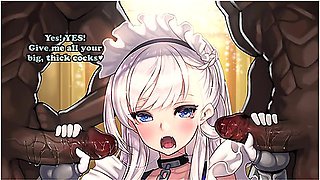Hentai Joi - Belfast Loves Cucking You! (cucking, Femdom, Footjob, Gangbang, Cei)