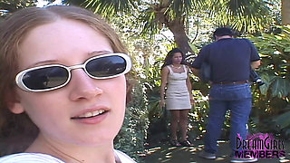 Two Friends Get Naked in a Park