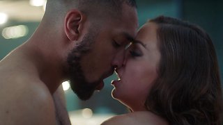 Mickey Mod and Abigail Mac make love in the kitchen.