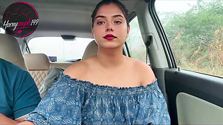 Indian Beautiful Stepsister Taken Outdoors and Fucked Hard When She Was Alone in the Car