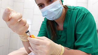 Medfet Catheter Play, Handjob and Imposed Orgasm with Vibrator