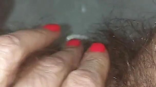 Pissing Woman in the Toilet