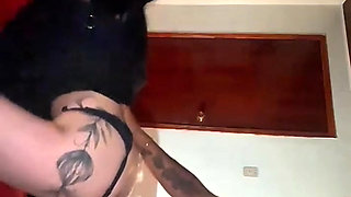 My stepsister doesn't stop conquering me with her mouth!!