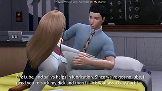 Torrid Teenage Volunteers Herself To Get Ravaged In The Culo For Education - sims four - 3 DIMENSIONAL toon