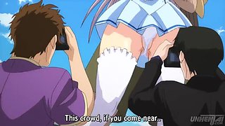 Japanese Teen Gets Off on Public Groping - Hentai [Subtitled]