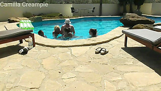 Orgy in The Swimming Pool