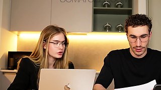 Big Tit Secretary Failed at Her Job...