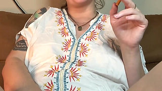 Smoking Fetish MILF Masturbation