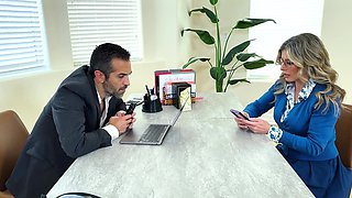 Cory Chase seduces Donnie Rock & Addison Vodka in a steamy MILF-filled reality threesome