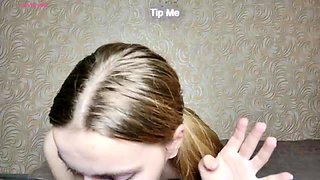 Beautiful Sonya having a horny solo toy masturbation