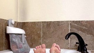 Amateur blondie solo anal masturbation