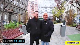 Porno Dan, Matt Bird And Lena Coxx - From Paris Anal Tag Teamed By Stepdad & Stepson 4k