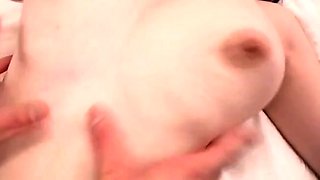 Cumshot on big boobs for slut tit fucking in hd