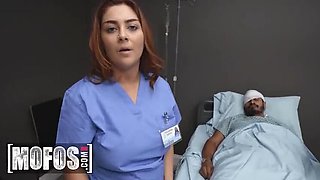 Naughty Nurse Chloe Cooper Rides Hard Cock in Hospital POV