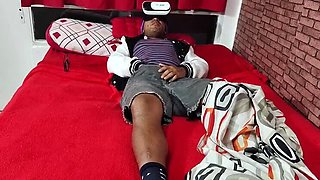 StepMom Gets Fucked by Guy with VR Glasses After He Catches Her Masturbating