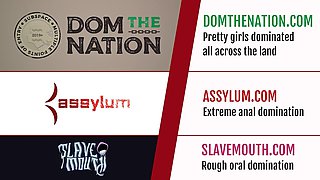 Anal teen demolished by lezdom strapon