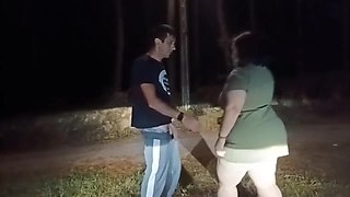 Outdoor fuck-fest with a mature