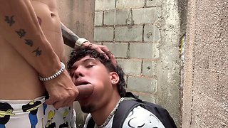 Latino Boss Dominates Submissive Twink