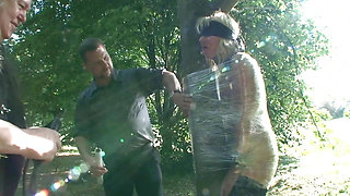 BDSM - Slave Girl Gets Humiliated, Whipped, and Fucked in Chains