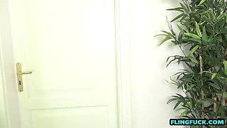 Teen Schoolgirl gets her pussy licked and fucked after hours