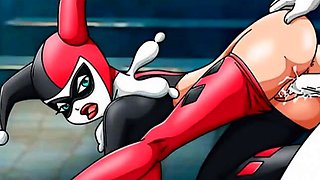 Joker and Harley Quinn hentai parody