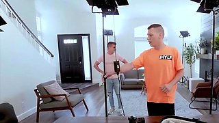 Taboo stepmother enjoys her teenager friend and his stiff