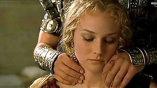 Diane Kruger In Naked, Topless Sex Scene - Troy (2004)