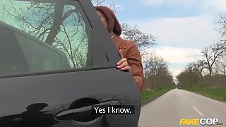 Cop Cum Twice thanks to her tight Wet Pussy - faux cop