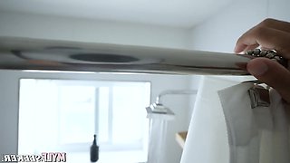 From the bathroom to the sleeping quarters, my stepmother performs admirably in bed.