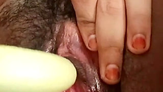 Desi college teen masturbation using finger banana and carror