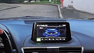 Mature Colombian Blonde Monique Fuentes, Fucks Her Driver in the Car - Brian Evansx