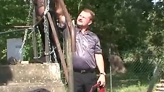 Humiliated bottle I pussy