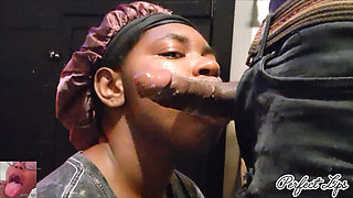 Made him cum in my mouth before he went to work