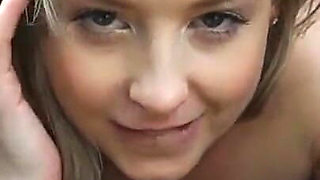 Girl Next Door Sunny Lane Gets off in Backseat of Car