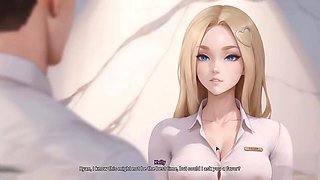Hotel cartoon sex adventure with playful characters