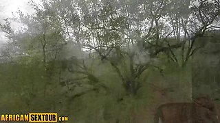 Wild cunt nailing with African Awahles