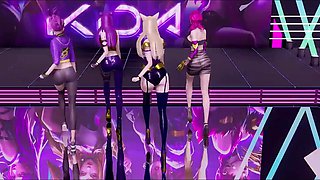Curvy K-Pop idols pose and expose their bodies in AI-generated dance show