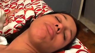 Horny lesbian teen taking advantage of sleeping stepsister