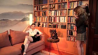 Bondagio - Silent Belly Seduction In Library? She Made Her