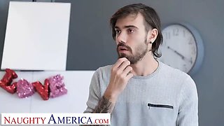 Jennifer White gives her student Valentine's Day fuck