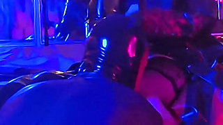 Femdom Pussylingus Slave Eva Latex BDSM Rubber Fetish Goddess Heels