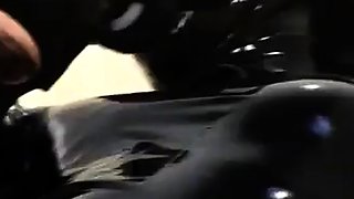 Perverser deutscher Latex-Anal