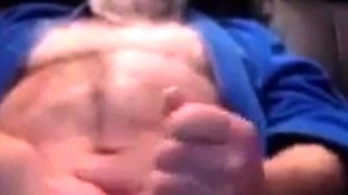 Grandpa's Solo Fun: Bear Daddy's Intimate Moment
