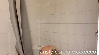 Perverted wife in the shower memorable scene