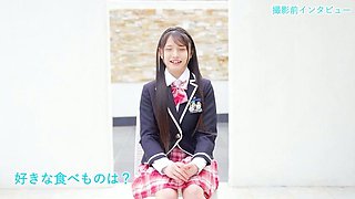 Asian college teen sucking cock